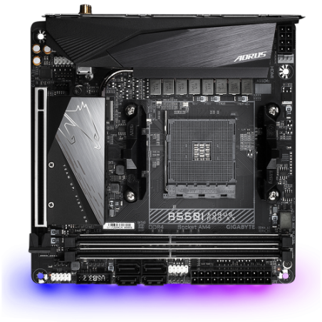 29797-Gigabyte B550I AORUS PRO AX Zocalo AM4 mini ITX AMD B550