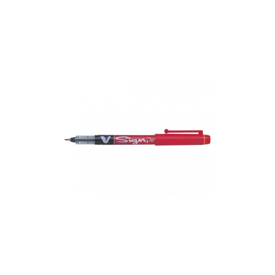 299-ROTULADOR VSIGNPEN PUNTA FIBRA ROJO PILOT SW-VSP-R