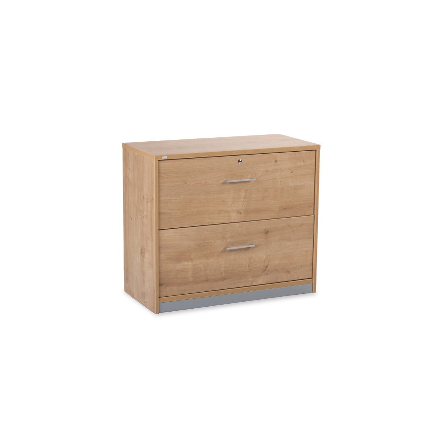 ARMARIO CARPETERO BAJO 78X90X45 ESTRUCTURA ROBLE/FRONTALES ROBLE ROCADA 1006AR08V24