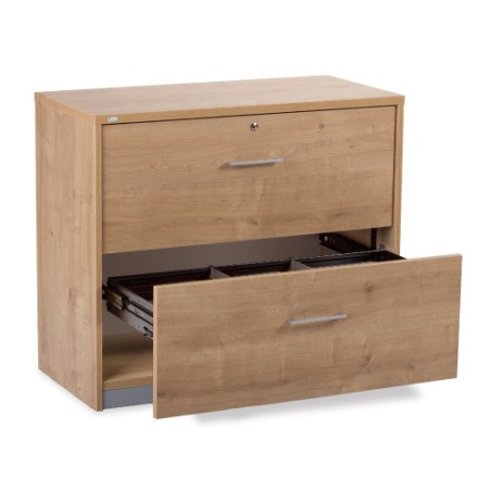 ARMARIO CARPETERO BAJO 78X90X45 ESTRUCTURA ROBLE/FRONTALES ROBLE ROCADA 1006AR08V24