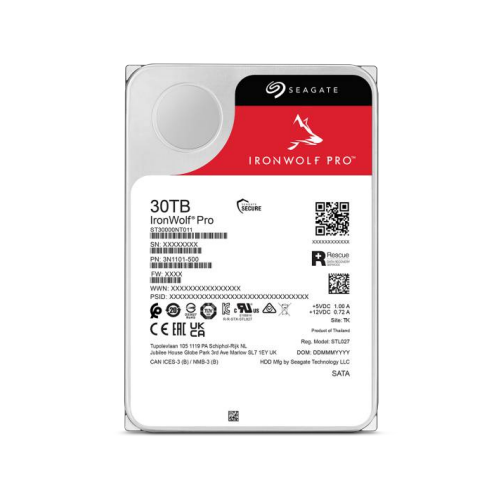 29937-Seagate IronWolf Pro ST30000NT011 disco duro interno 30 TB 7200 RPM 512 MB 3.5" Serial ATA III