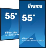 29938-MONITOR IIYAMA 55" UHD, 500CD/M2, LANDSCAPE PORTRAIT, MM 2X 10W, 3X HDMI, USB 2.0 X2, WIFI, LAN, MEDIA PLAY USB, C