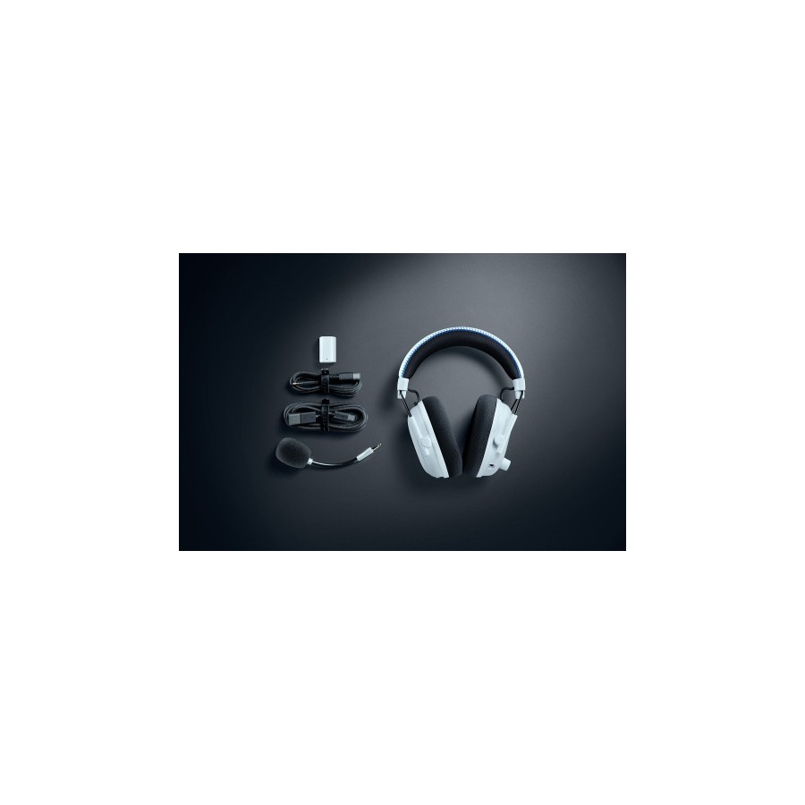 29957-Razer BlackShark V3 Pro Auriculares Inalambrico y alambrico Diadema Juego USB tipo A Bluetooth Blanco
