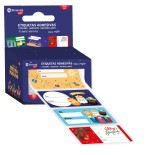 29964-CAJA 100 ETIQUETAS ADHESIVAS PARA REGALOS REYES MAGOS BISMARK 332911