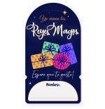 29966-PACK 6 ETIQUETAS ADHESIVAS REYES MAGOS (6X16,5 CM) BISMARK 333589