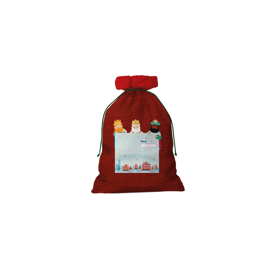 29967-SACO REGALOS REYES MAGOS GRANDE 49X69 CM BISMARK 333594