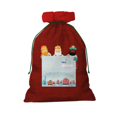 29967-SACO REGALOS REYES MAGOS GRANDE 49X69 CM BISMARK 333594