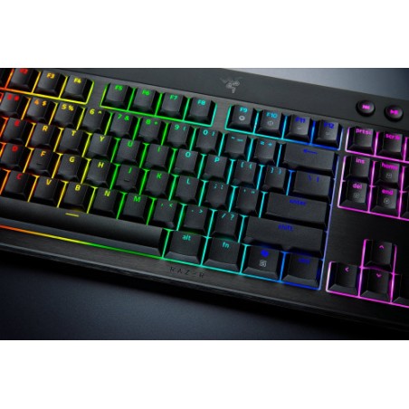 30023-TECLADO RAZER BLACKWIDOW V4 LOW PROFILE ORANGE SWITCH (ESPANOL) (RZ03-05451200-R311)