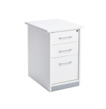 3006-CAJONERA BUCK 2 CAJONES + CARPETERO. LATERALES BLANCO / TECHO + FRENTE BLANCO ROCADA 4006AW04V24