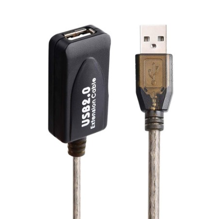 30116-Ewent EW1024 cable USB USB 2.0 25 m USB A Negro