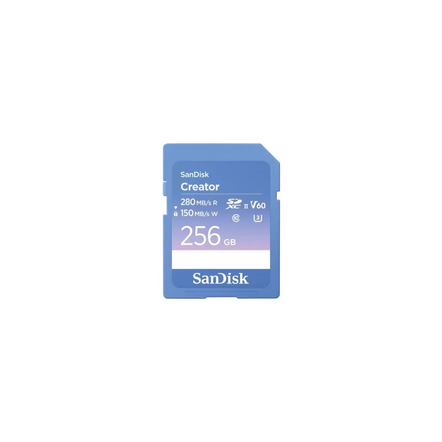 30120-SanDisk Creator 256 GB SDXC UHS-II Clase 10