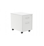 3014-CAJONERA BUCK MOVIL 1 CAJON + CARPETERO. COLOR: ESTRUCTURA BLANCA / FRONTAL BLANCO ROCADA 4004AW04V24