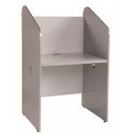 3015-MESA CALL CENTER INDIVIDUAL ALUMINIO / GRIS. MEDIDAS 84X132X65CM ( LARGO X ALTO X PROFUNDIDAD) ROCADA 5501AB02