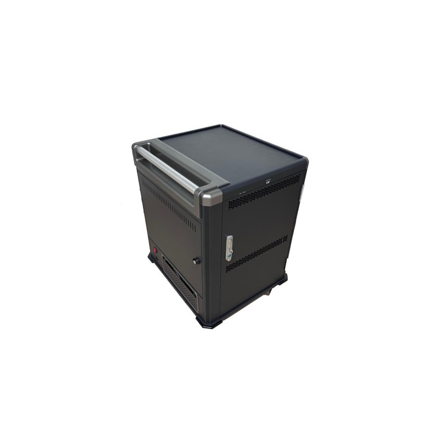 30151-Ewent EW1703 carrito y armario de dispositivo portatil Carro de gestion y carga para dispositivos portatiles Negro