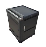 30151-Ewent EW1703 carrito y armario de dispositivo portatil Carro de gestion y carga para dispositivos portatiles Negro