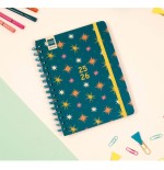 30169-AGENDA ESCOLAR 2025-2026 CURSO COSMO 4o 155X212  1DIA PAGINA STARS+ FINOCAM 537070126