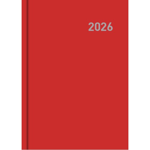 30185-AGENDA 2026 PARIS D/P 15x21 ROJO CASTELLANO INGRAF 356412