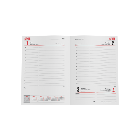 30194-AGENDA 2026 PARIS D/P 15x21 BURDEOS CATALAN INGRAF 356423