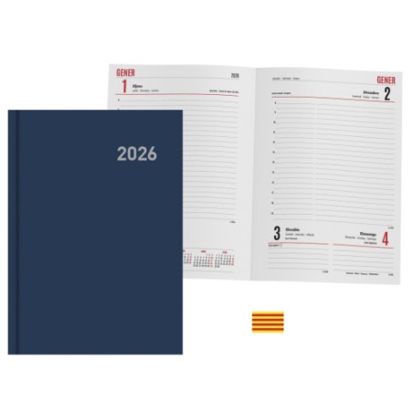 30213-AGENDA 2026 PARIS D/P 15X21 AZUL MARINO CATALAN 356422