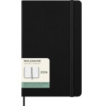 30225-AGENDA 2026 TAPA DURA 12 MESES SEMANAL HORIZONTAL L (13 X 21 CM) NEGRA MOLESKINE DHB12WH3Y26