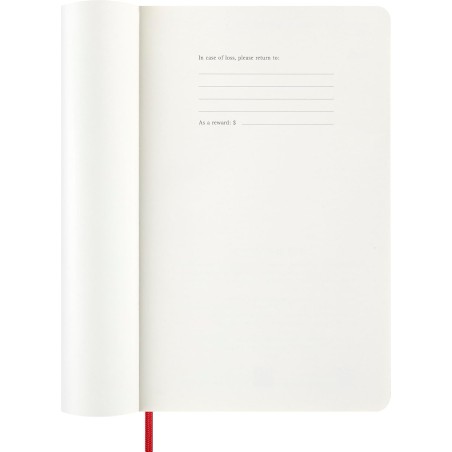 30238-AGENDA 2026 TAPA BLANDA 12 MESES SEMANAL L (13 X 21 CM) ROJO MOLESKINE DSF212WN3Y26