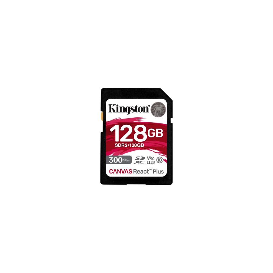 30244-Kingston Technology Canvas React Plus 128 GB SD UHS-II Clase 10