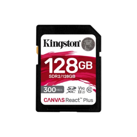 30244-Kingston Technology Canvas React Plus 128 GB SD UHS-II Clase 10
