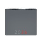 30333-PLANIFICADOR 2026 MES VERTICAL+NOTAS 250X200MM GRIS INTERNACIONAL FINOCAM 625505026