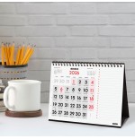 30340-CALENDARIO 2026 SOBREMESA NEUTRO NUMEROS GRANDES+NOTAS S 210X150MM FINOCAM 781370026