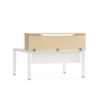 3035-MODULO RECEPCION ALTILLO 140CM HAYA / HAYA. MEDIDAS 140X40X30CM. (MESA NO INCLUIDA EN EL PRECIO, SE COMPRA APARTE)