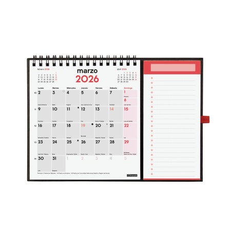 30350-CALENDARIO 2026 NEUTRO ESCRIBIR IMAN XS 140X150MM FINOCAM 781350026