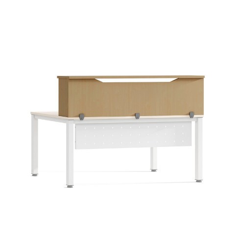 3039-MODULO RECEPCION ALTILLO 140CM ROBLE / ROBLE. MEDIDAS 140X40X30CM. (MESA NO INCLUIDA EN EL PRECIO, SE COMPRA APARTE