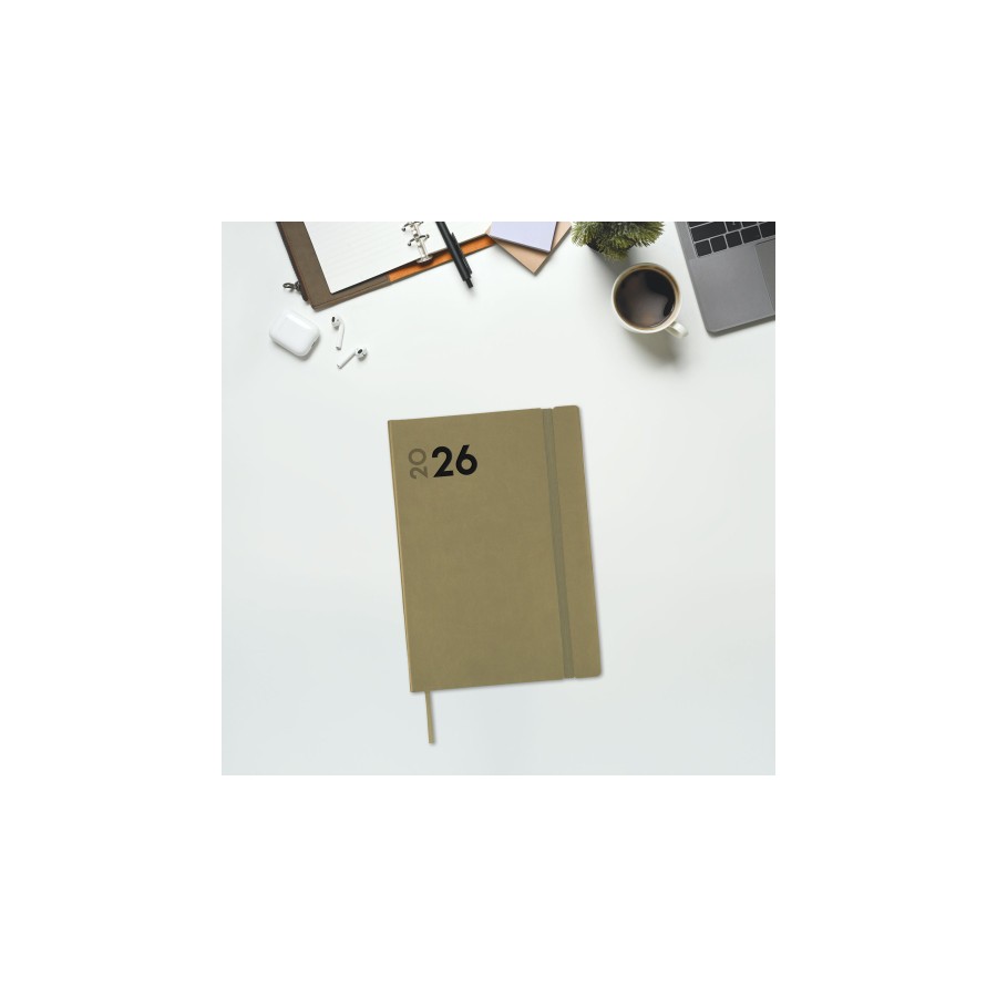 30416-AGENDA 2026 DYNAMIC MARA Y10 140X204MM DIA PAGINA VERDE FINOCAM 621162026