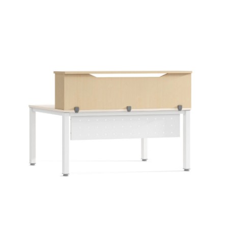 3043-MODULO RECEPCION ALTILLO 160CM HAYA / HAYA. MEDIDAS 160X40X30CM. (MESA NO INCLUIDA EN EL PRECIO, SE COMPRA APARTE)