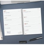 30440-AGENDA 2026 BASIC OPAQUE E10 155X212MM SEMANA VISTA HORIZONTAL BURDEOS FINOCAM 742767426