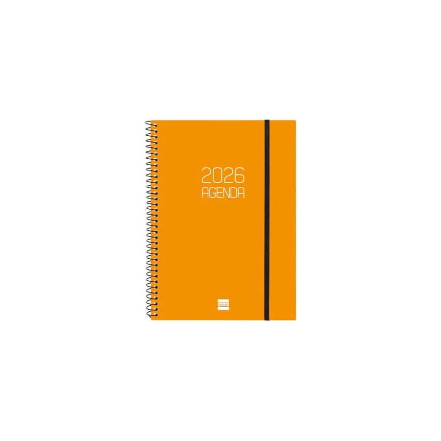 30442-AGENDA 2026 BASIC OPAQUE E10 155X212MM SEMANA VISTA HORIZONTAL NARANJA FINOCAM 742762926