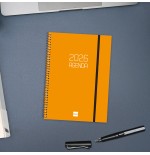 30443-AGENDA 2026 BASIC OPAQUE E10 155X212MM SEMANA VISTA HORIZONTAL NARANJA FINOCAM 742762926