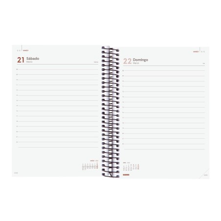 30446-AGENDA 2026 BASIC OPAQUE E10 155X212MM DIA PAGINA AZUL FINOCAM 742911026