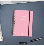 30448-AGENDA 2026 BASIC OPAQUE E10 155X212MM DIA PAGINA ROSA FINOCAM 742914526