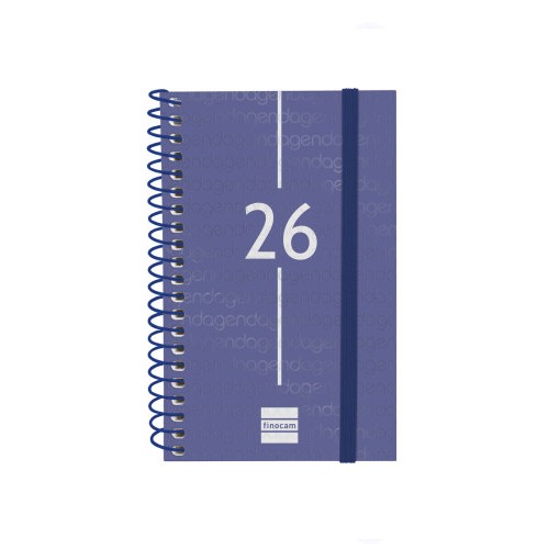 30460-AGENDA 2026 BASIC YEAR E3 79X127MM SEMANA VISTA HORIZONTAL AZUL FINOCAM 741421026