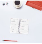 30463-AGENDA 2026 BASIC YEAR E3 79X127MM SEMANA VISTA HORIZONTAL ROJO FINOCAM 741423026