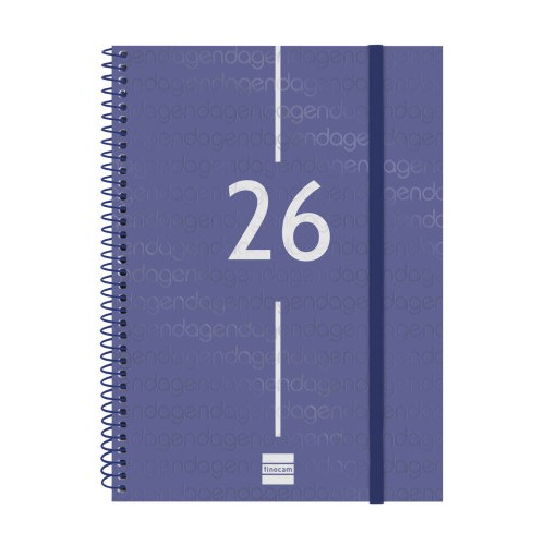 30466-AGENDA 2026 BASIC YEAR E10 155X212MM SEMANA VISTA HORIZONTAL AZUL FINOCAM 741451026
