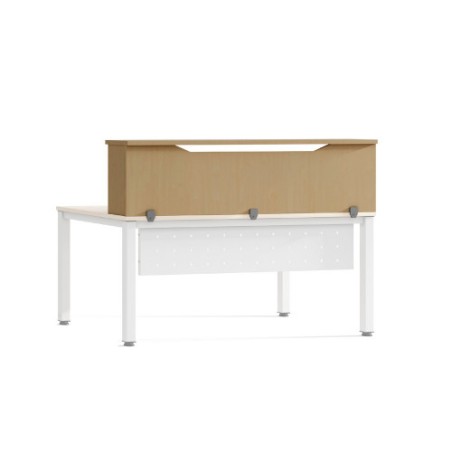 3047-MODULO RECEPCION ALTILLO 160CM ROBLE / ROBLE. MEDIDAS 160X40X30CM. (MESA NO INCLUIDA EN EL PRECIO, SE COMPRA APARTE