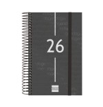 30480-AGENDA 2026 BASIC YEAR E5 117X181MM DIA PAGINA NEGRO FINOCAM 741096026