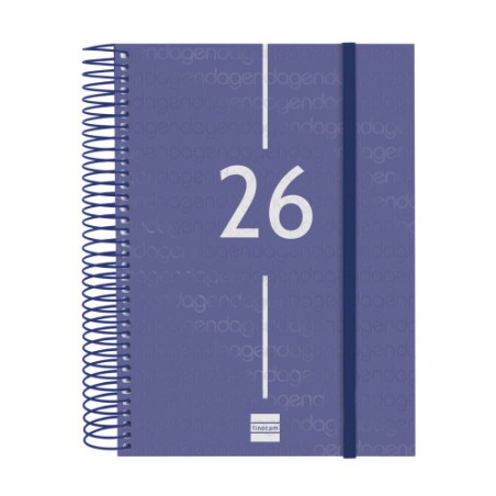 30482-AGENDA 2026 BASIC YEAR E10 155X212MM DIA PAGINA AZUL FINOCAM 741101026