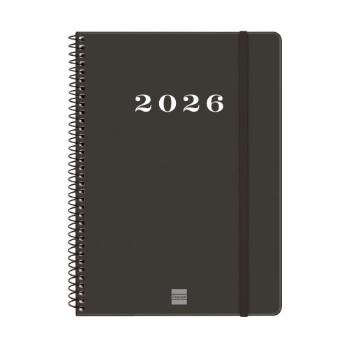 30498-AGENDA 2026 BASIC MY E10 155X212MM SEMANA VISTA HORIZONTAL NEGRO FINOCAM 743506026