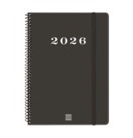 30498-AGENDA 2026 BASIC MY E10 155X212MM SEMANA VISTA HORIZONTAL NEGRO FINOCAM 743506026