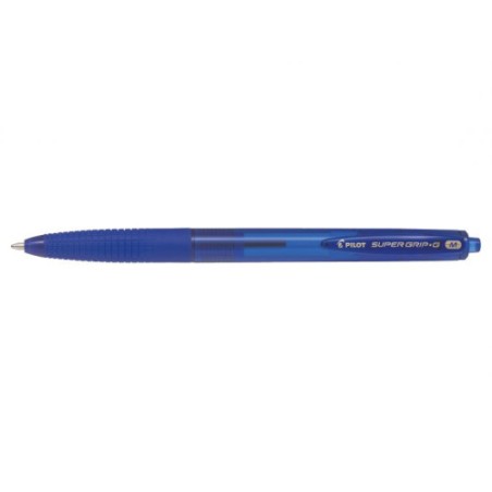 305-Pilot Super Grip G Azul Boligrafo de punta retractil con pulsador Medio