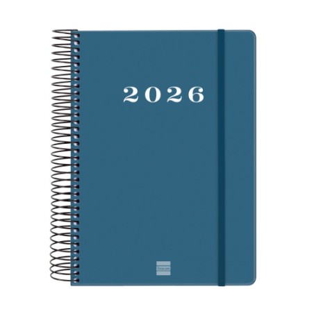 30503-AGENDA 2026 BASIC MY E10 155X212MM DIA PAGINA AZUL FINOCAM 743521026