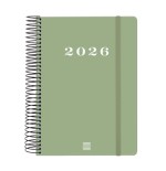 AGENDA 2026 BASIC MY E10 155X212MM DIA PAGINA VERDE FINOCAM 743522026